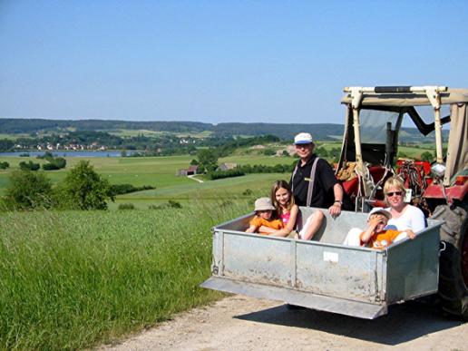 Traktorfahrt ins Grüne